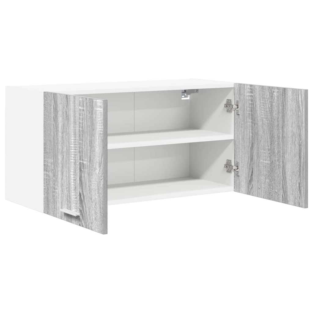 Hanging Cabinet with Shelf Riga Grey Sonoma 80 x 31 x 40 cm